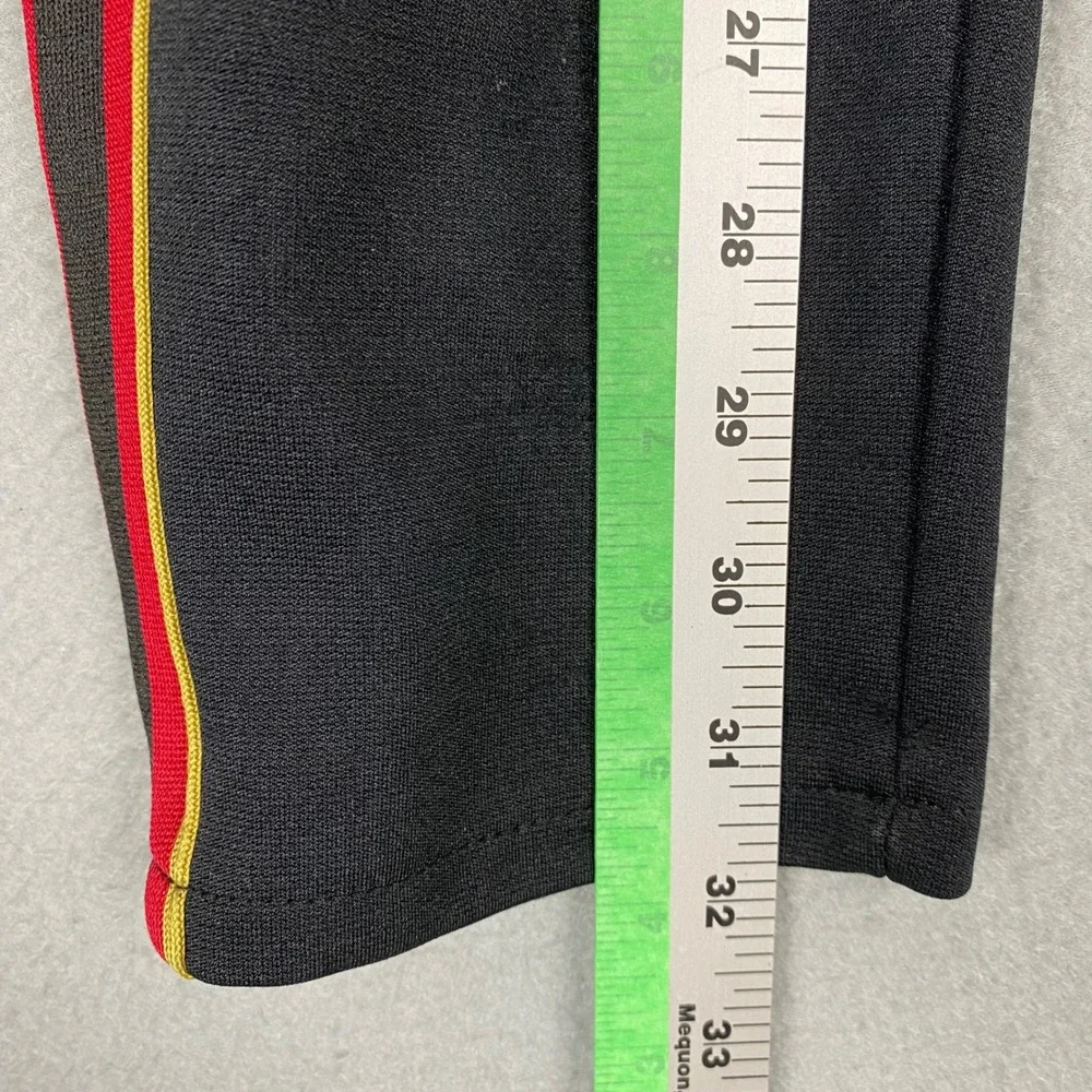 PacSun Side Stripe Tapered Track Pants Mens Large Black Red Yellow